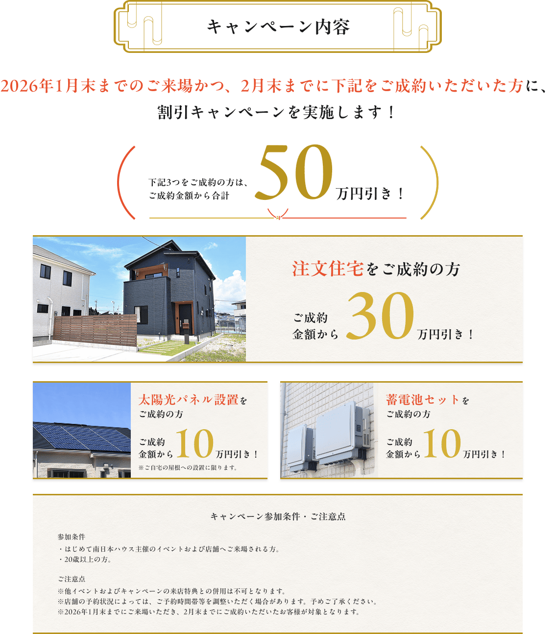 キャンペーン内容